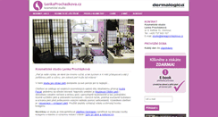 Desktop Screenshot of lenkaprochazkova.cz